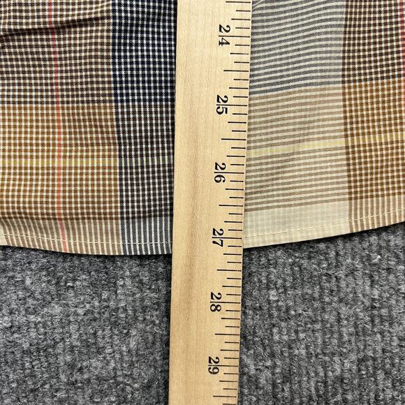 Patagonia Shirt Mens XS Beige Brown Gray Plaid Short Sleeve Go To STY 52691 - Picture 9 of 9